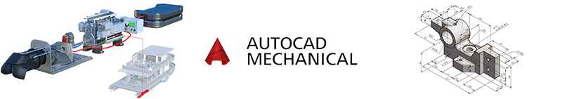 Autocad mechanical model, mechanical cad course